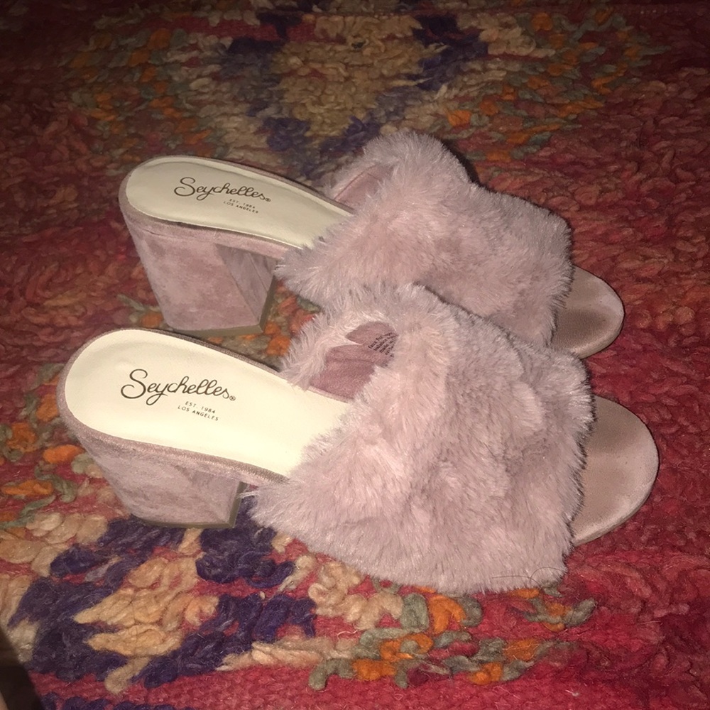 Seychelles Fur Clogs Sandals